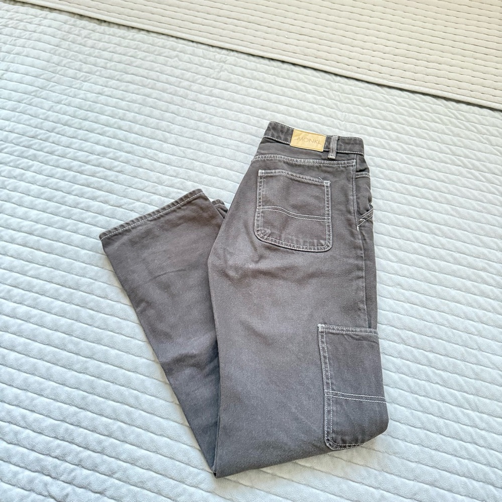 Monki Gray Track Pants